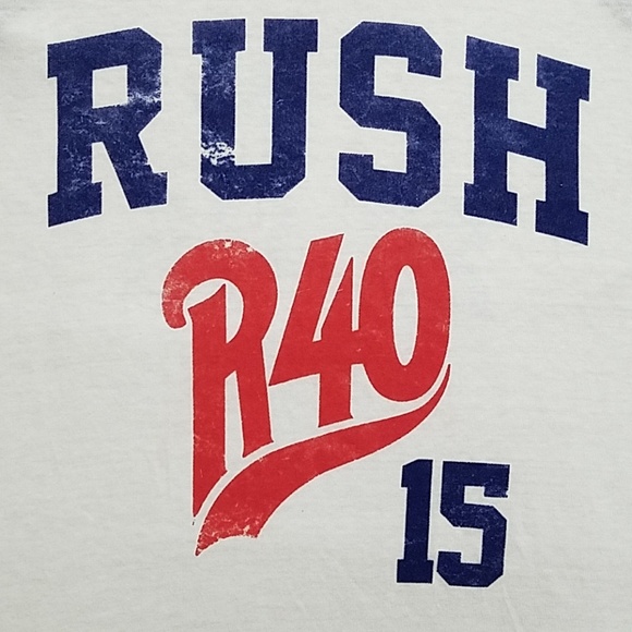 Triblend Royal Apparel Other - UNISEX•🎶RUSH•concert tee•2X•40 year•2015•PLUS* 2X